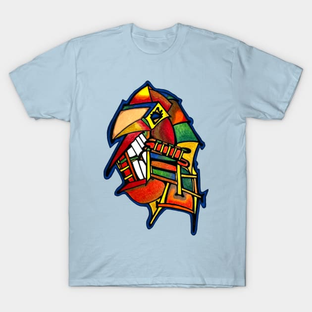 Parrot Playground T-Shirt by JDFehlauer